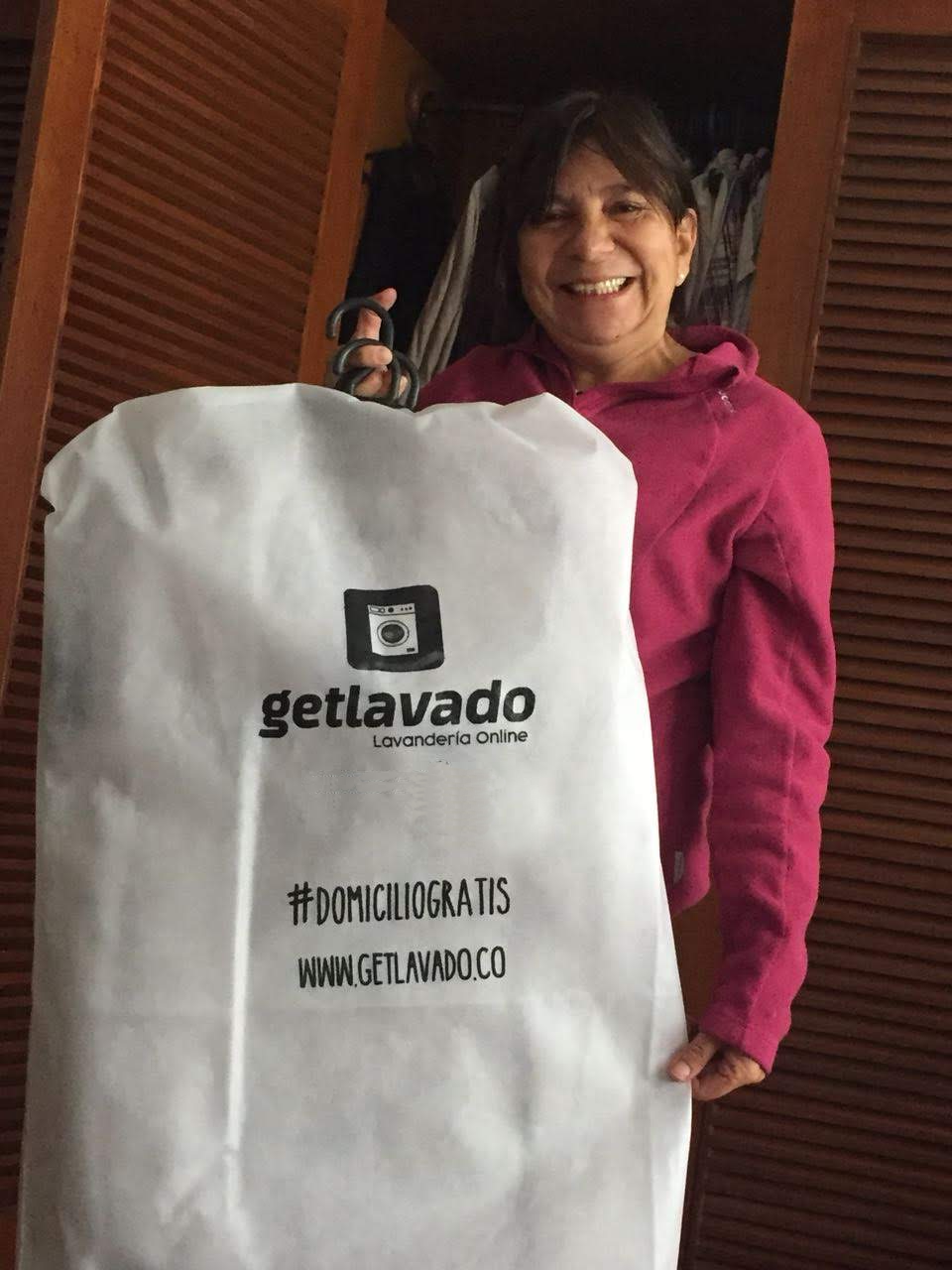 Entrega ropa limpia domicilio GetLavado Bogotá